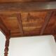 Desk with turned legs