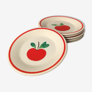 San Marciano Italy Handmade Plates - Apple Decoration Plates