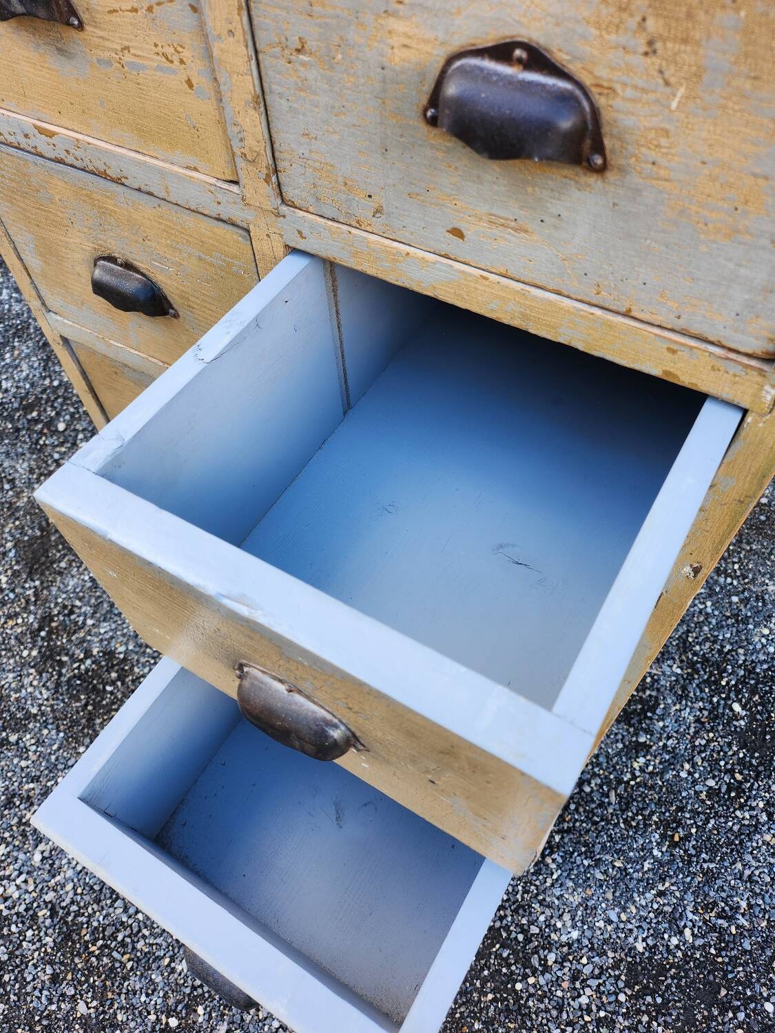 Antique craft furniture with drawers