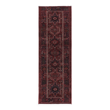 Vintage Turkish hallway rug 112x330 cm