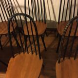 Suite de 10 chaises Ercol modèle quaker années 50
