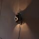 Space Age polished stainless steel wall light from the 1970s