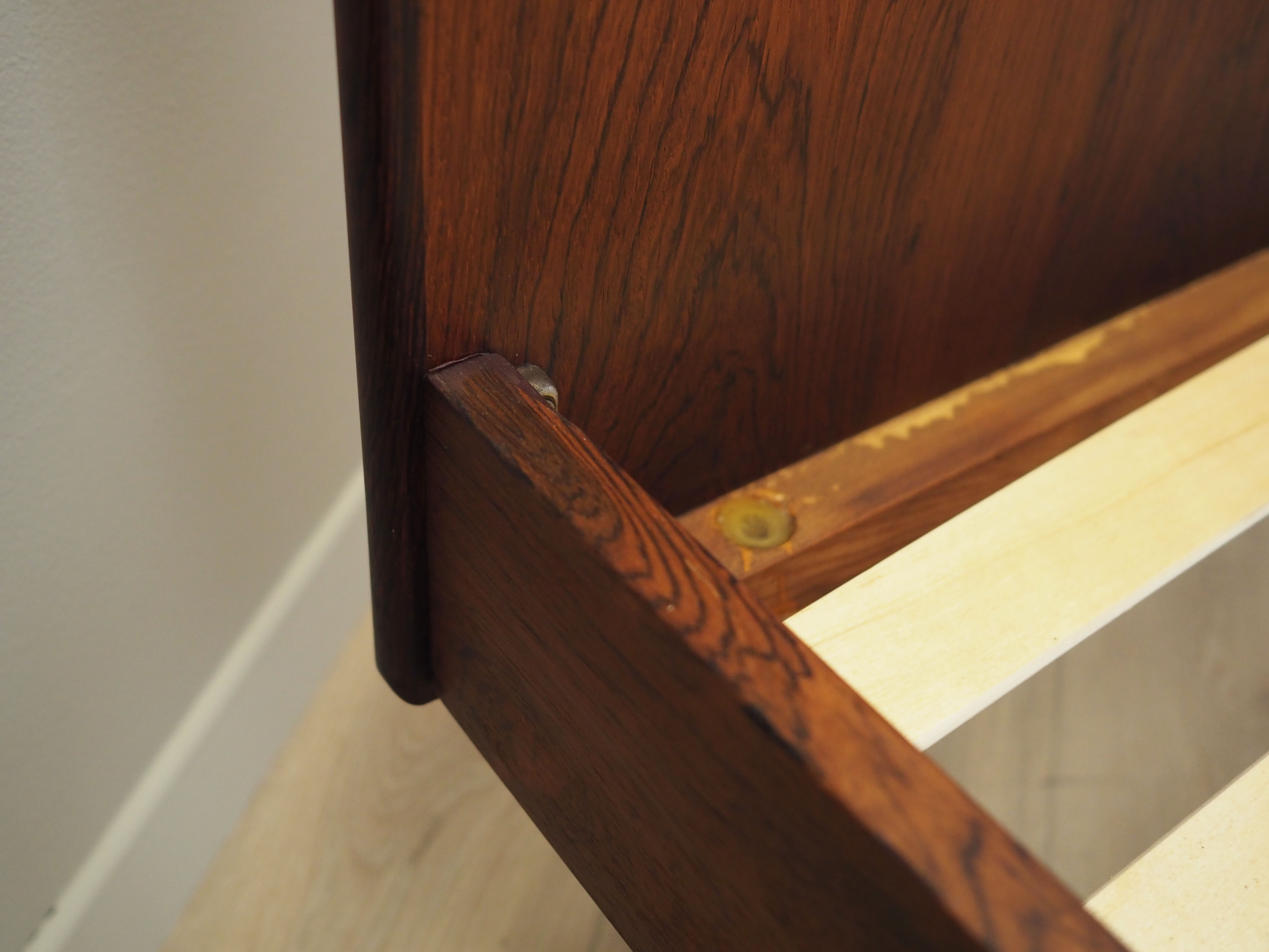Rosewood bed, Danish design, 1970s, production: Denmark