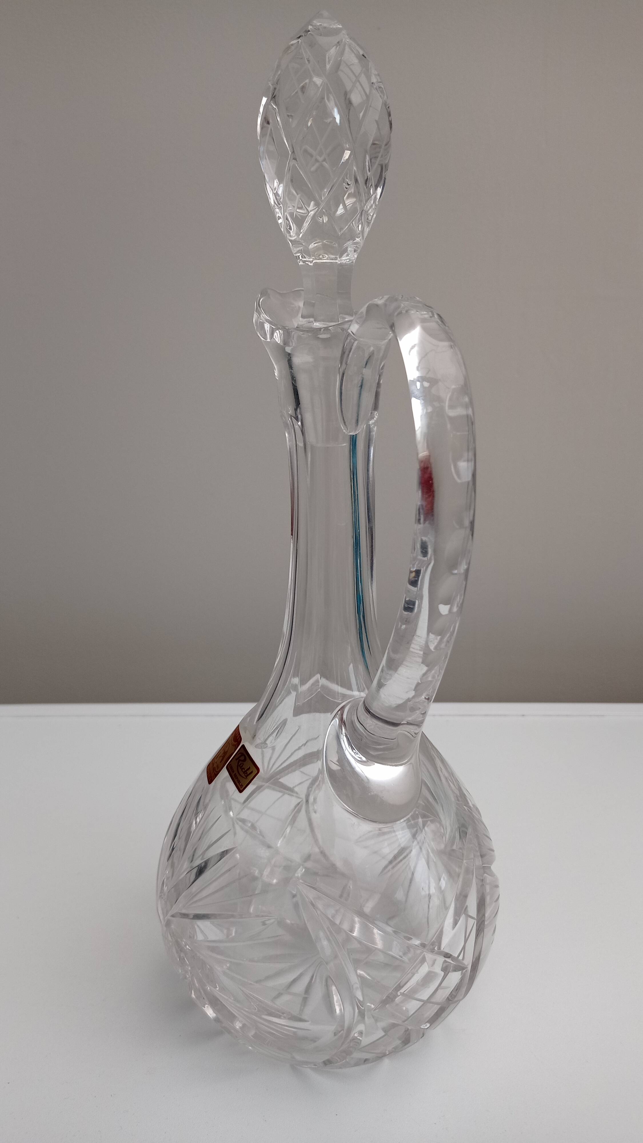 Czech crystal carafe Ruckl
