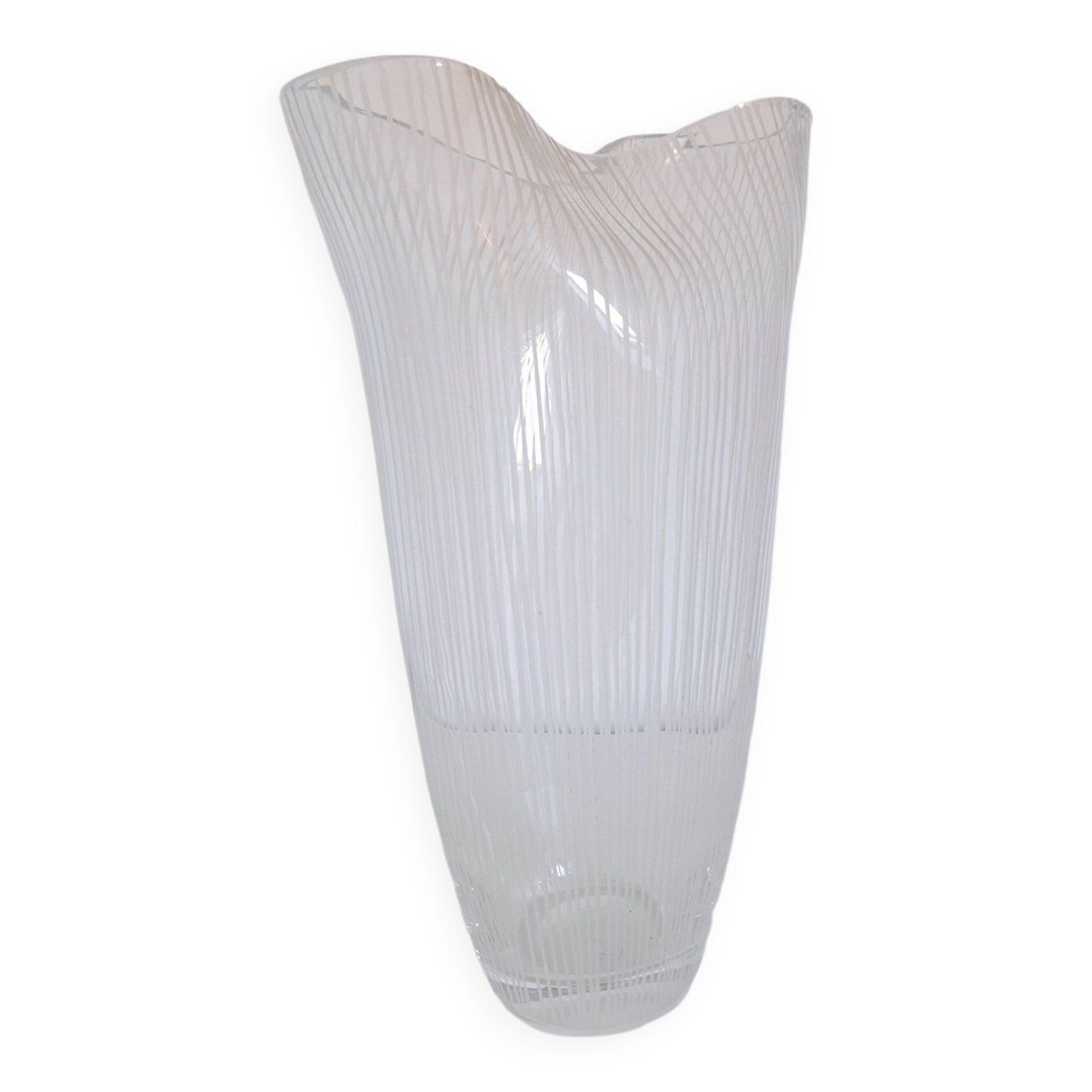 Vase à rayures