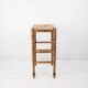 Tabouret de bar Mid Century Tabouret rustique Vintage Jonc tressé Jonc Tabo