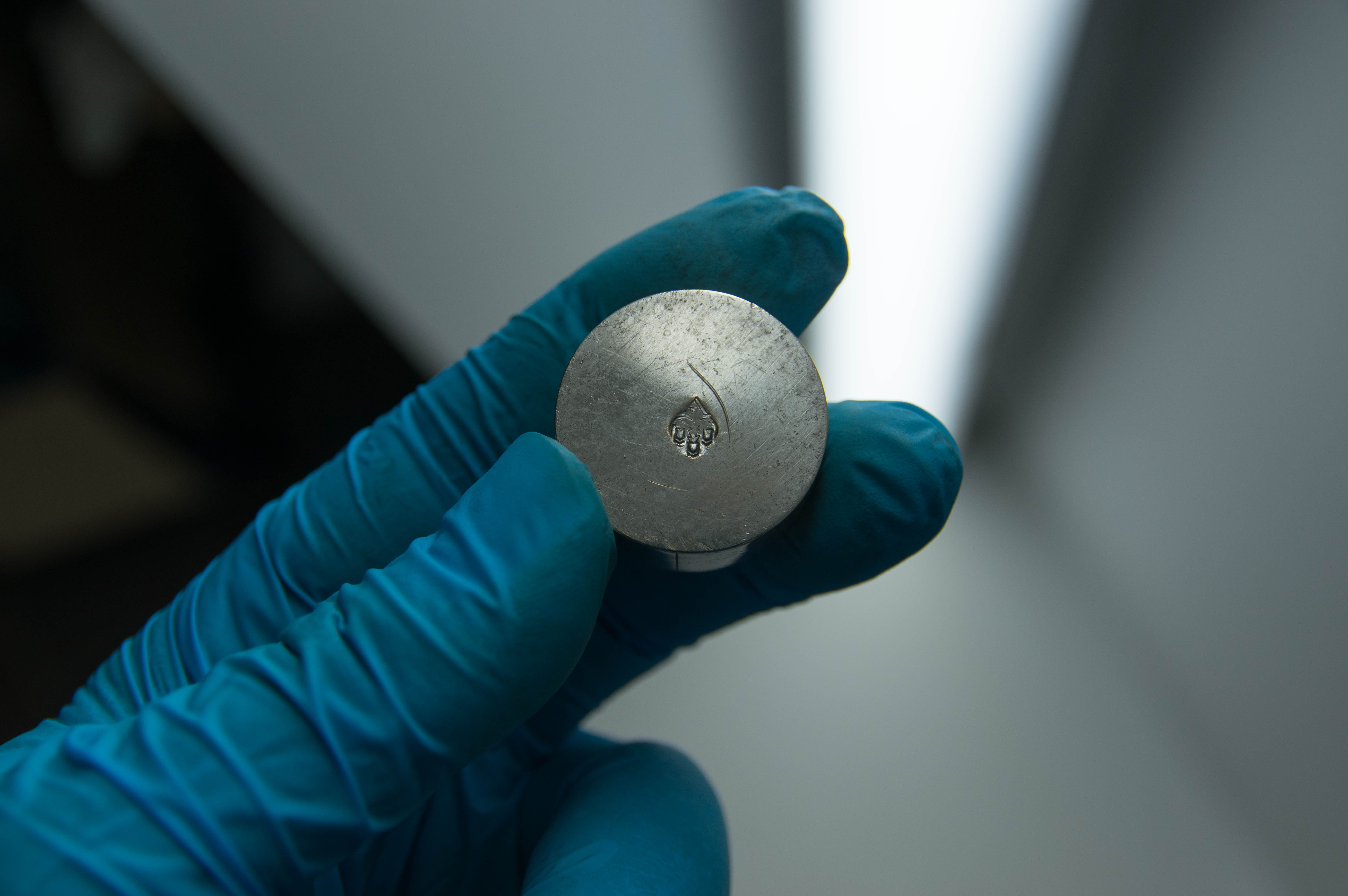 Nickel-plated bauhaus chandelier, czechoslovakia, 1930s