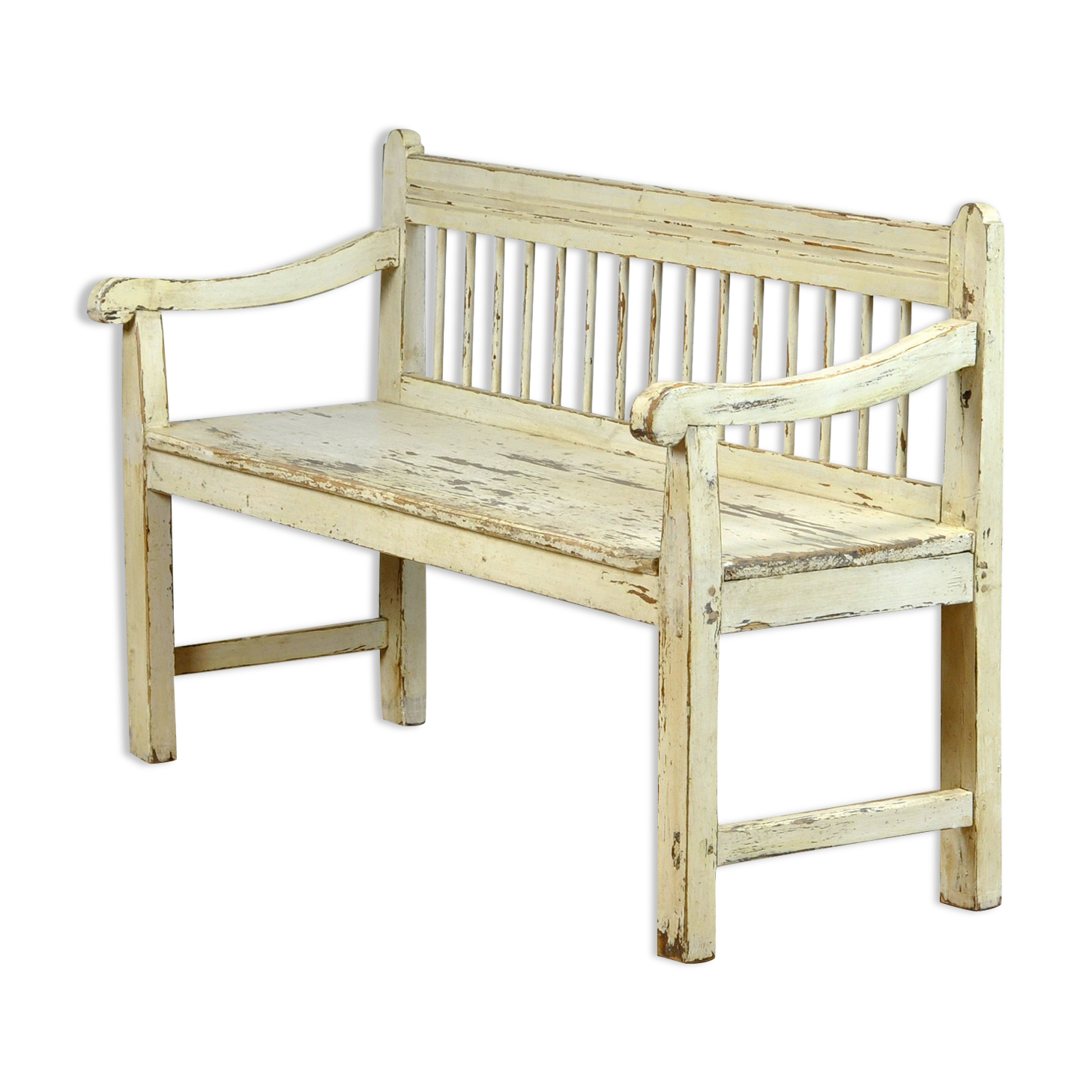 Antique Pine Bench, 1930s