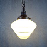 Beehive pendant with chain hanging lamp 1930/40
