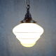 Beehive pendant with chain hanging lamp 1930/40