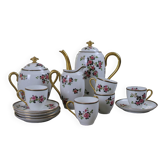 Service à café porcelaine Limoges F.Legrand (13 pièces), début XXème