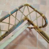 Pair of rattan beds from the 50s-60s