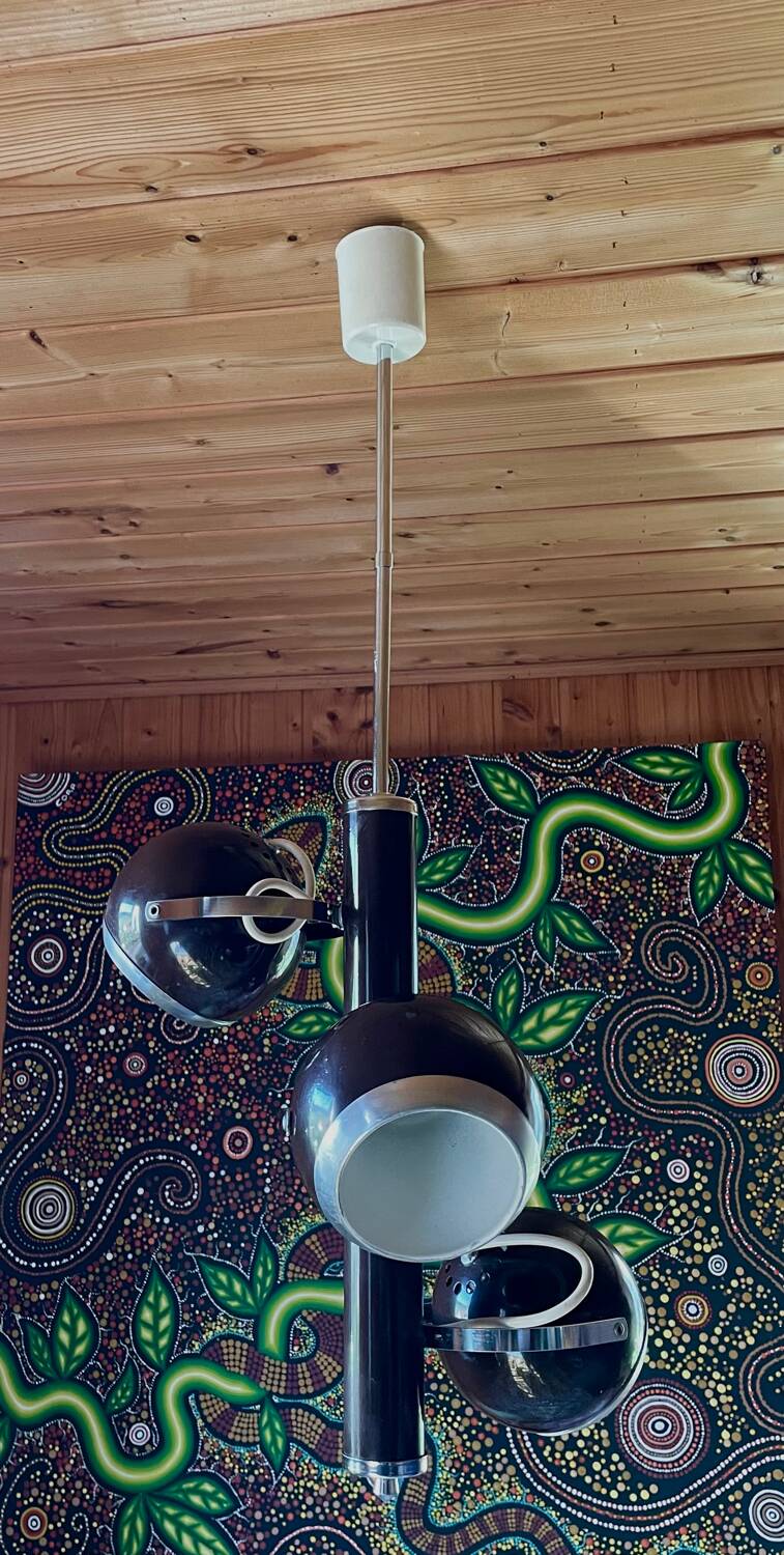 Vintage eyeball chandelier, Space age, 70s