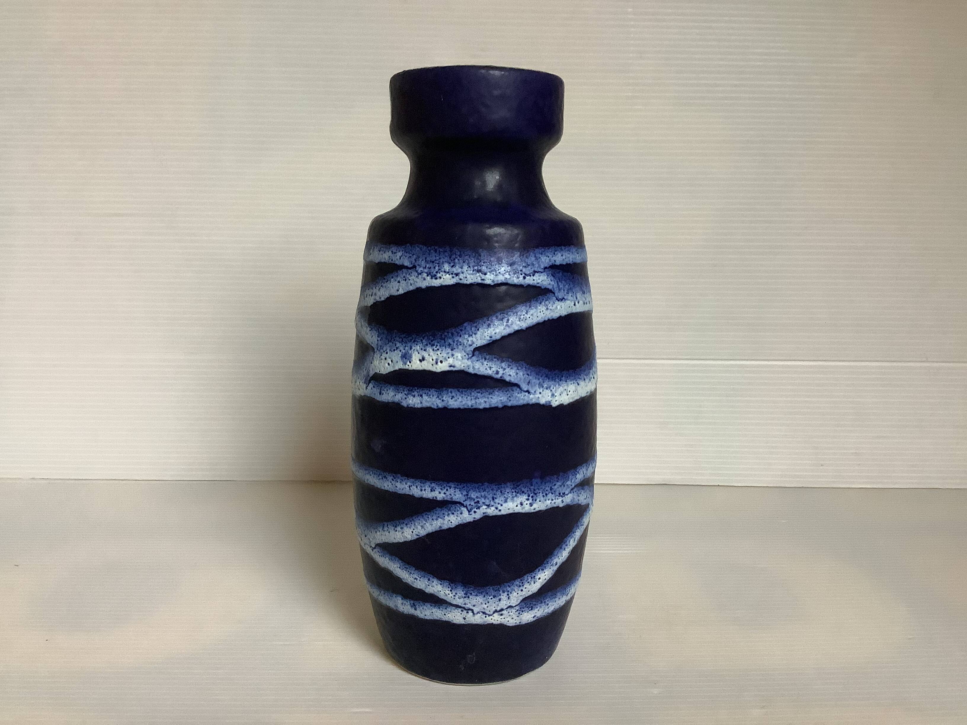 Blue vase West Germany