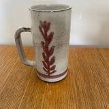 Vintage tankard signed Gustave Reynaud – Atelier Le Mûrier, Vallauris –