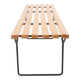 Mid-century slatted bench by Harry Bertoia for Knoll International, USA, 1960s.