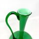 Vase carafe en opaline Empoli vert