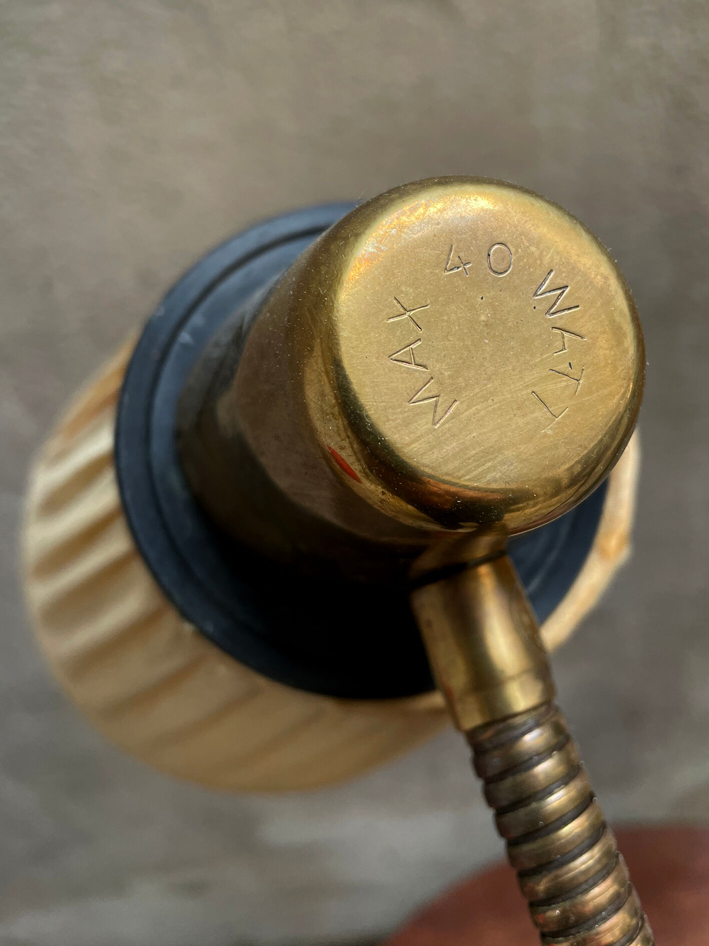 Mid century swedish floor lamp with teak table