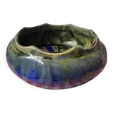 Gilbert metenier signed ceramic bowl // french art deco