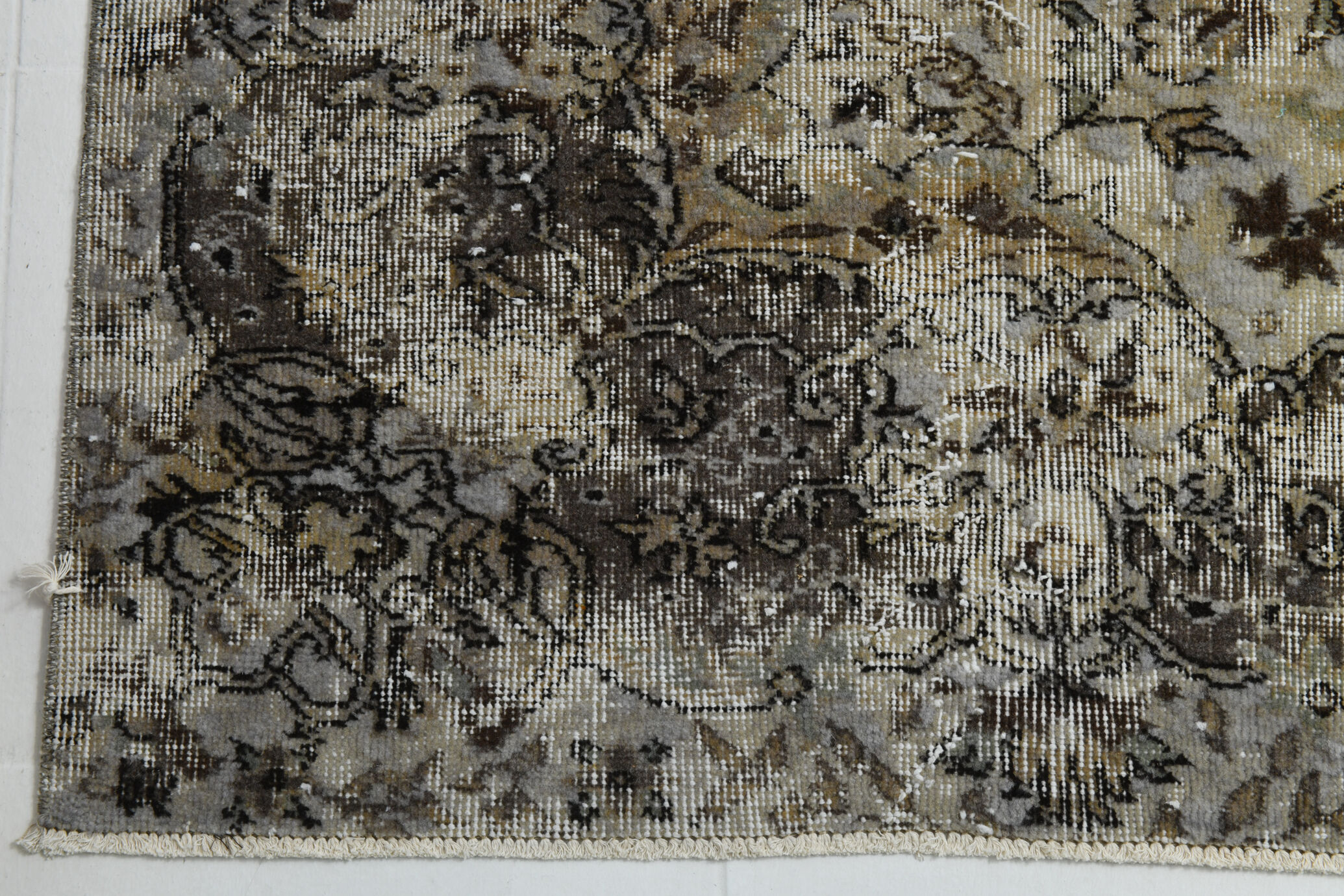 7x9 old antique anatolian turkish rug 289x206cm