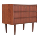 Mid-century teak chest of drawers / dresser / Danish modern design / 1960s