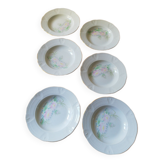 Assiettes creuses limoges prestige