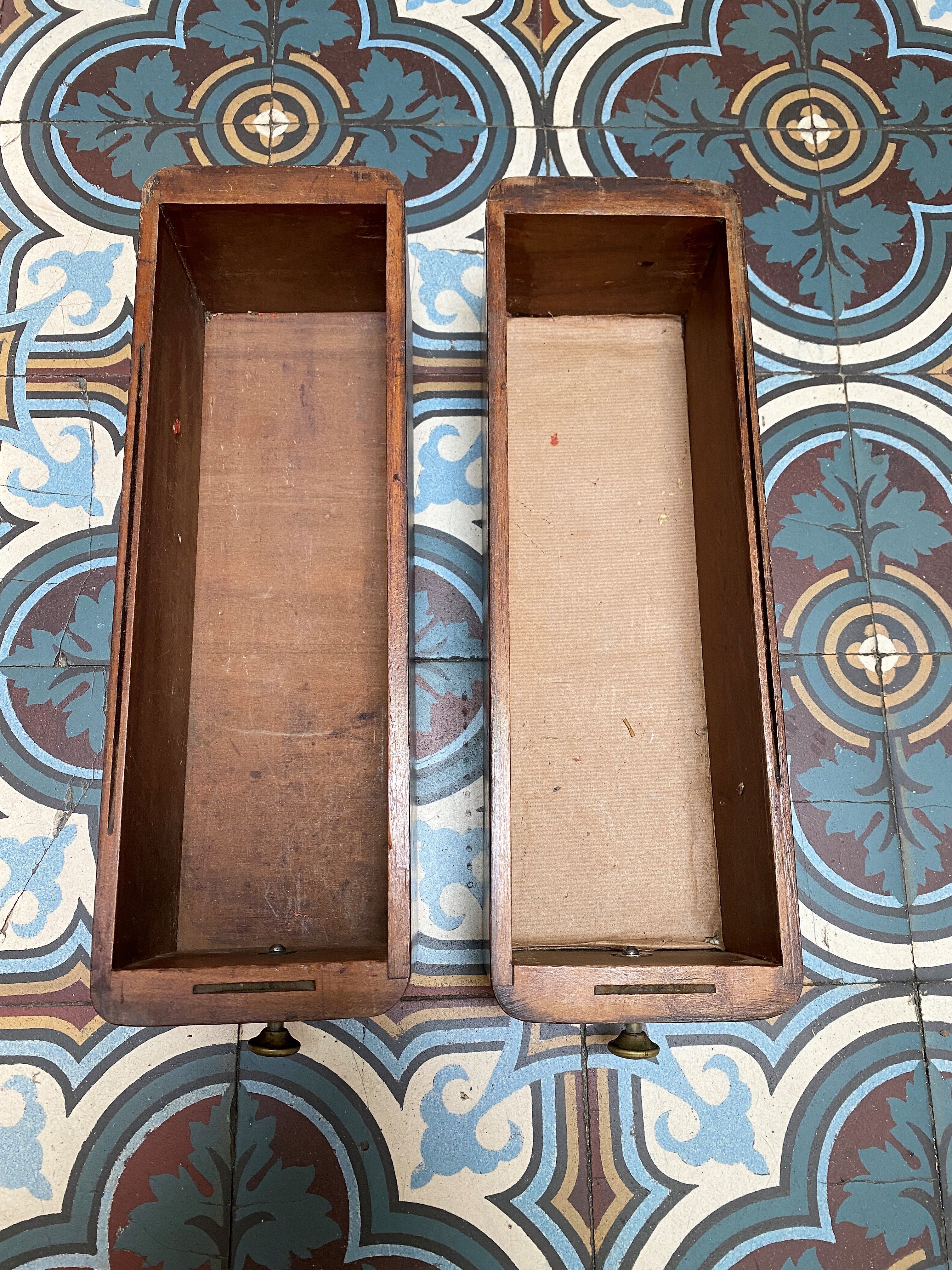 2 old furniture drawers 40s