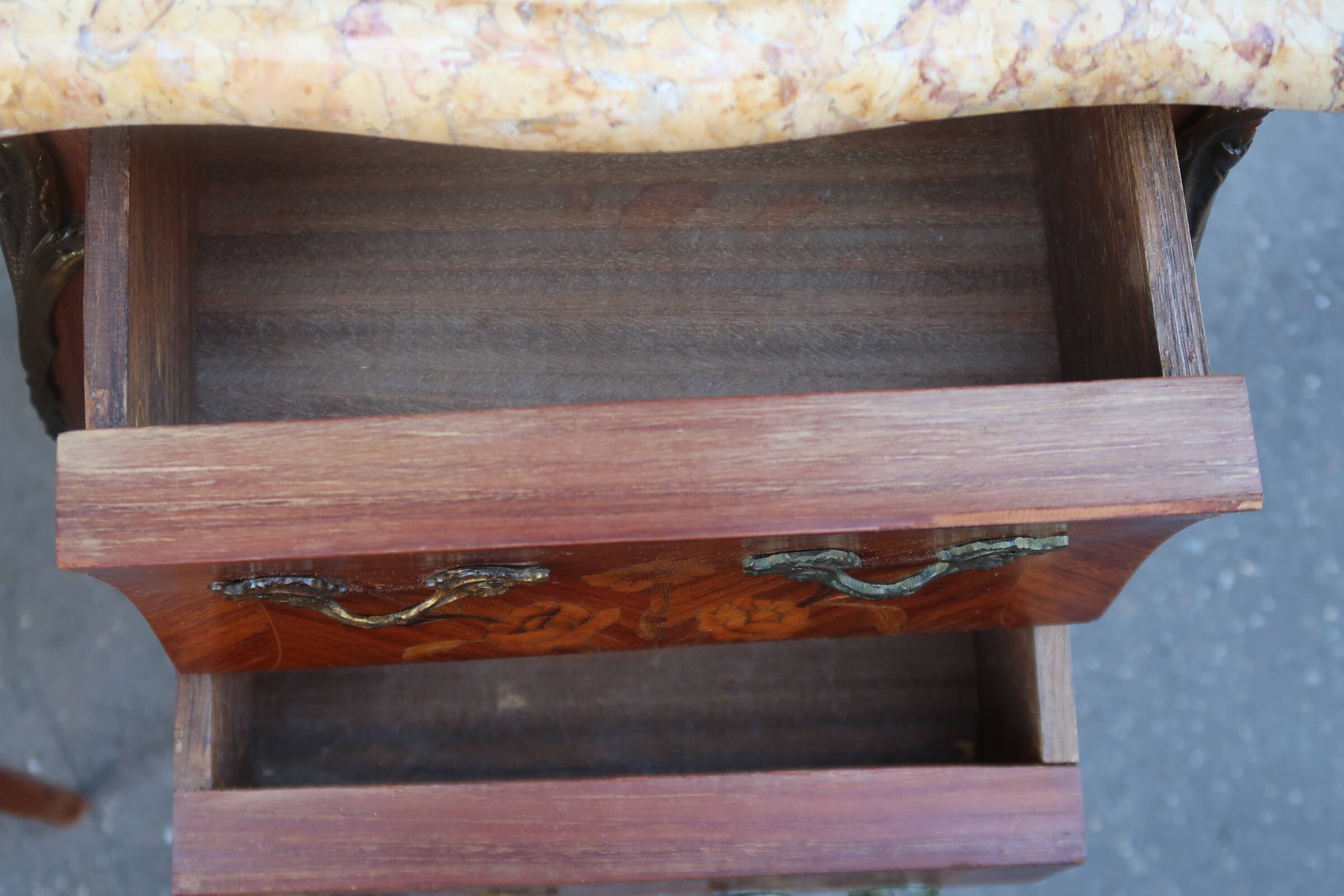 Pair of Louis XV style bedside tables