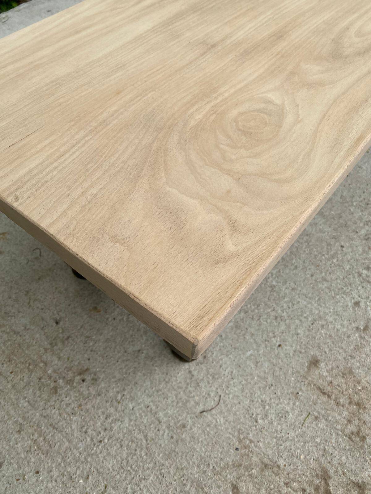 Solid oak monastery farmhouse coffee table