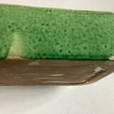 Glazed earth centerpiece dish Aegitna Vallauris 1960