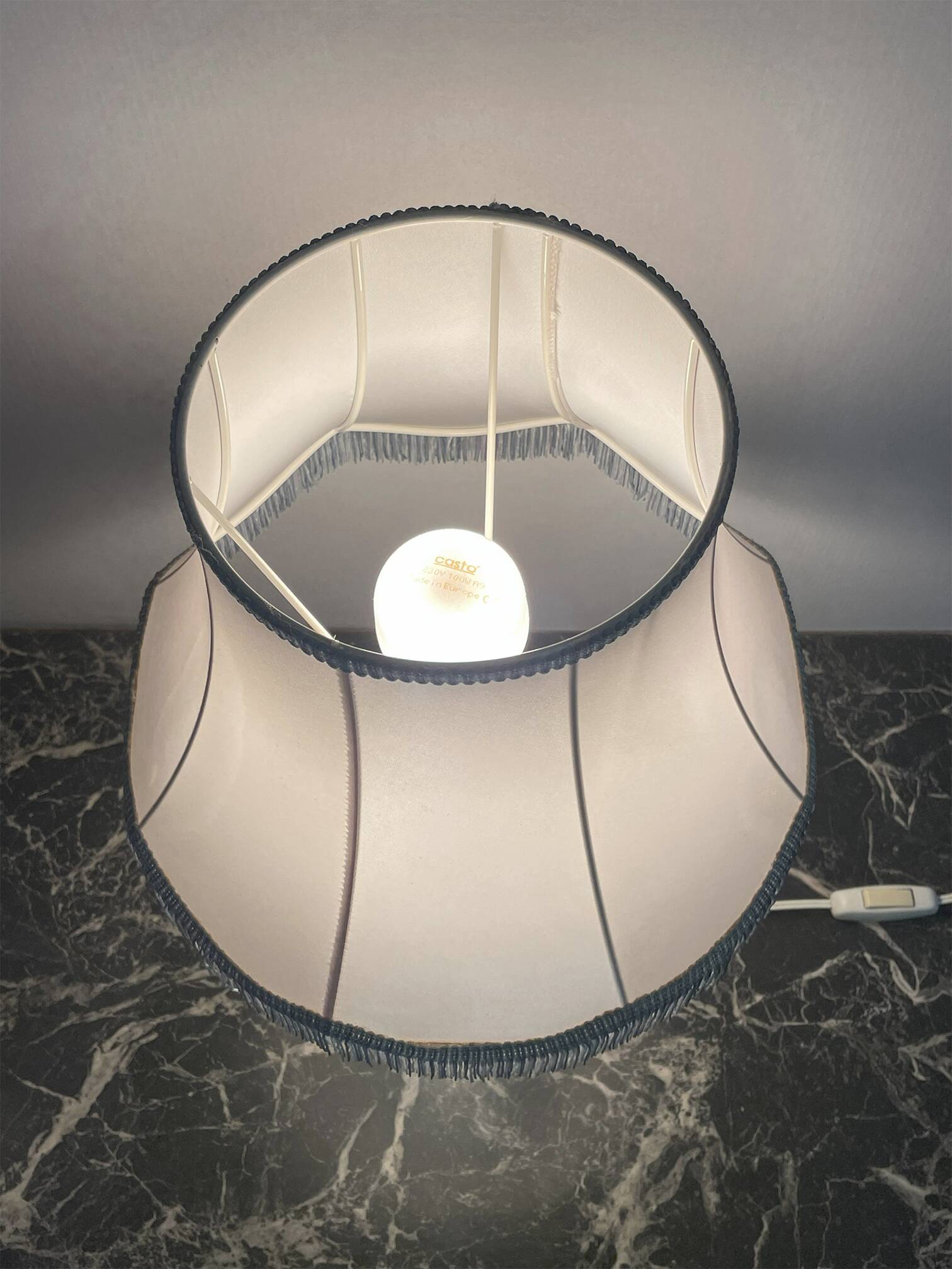 Lampe à poser salon/bureau/chambre en marbre