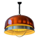 Suspension UFO Space Age orange transparente