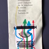 Machine à écrire vintage et design Lettra 22 Olivetti