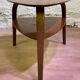 Bow Wood Pedestal Table by Steiner