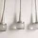 Trois suspensions space age Staff Leuchten 1970
