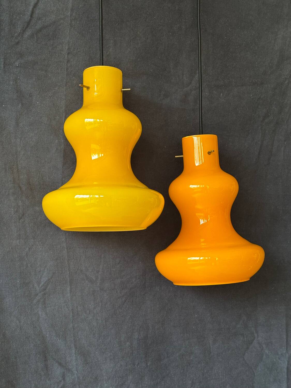 Massimo Vignelli Pendant Lights for Gino Vistosi, Murano 1960s
