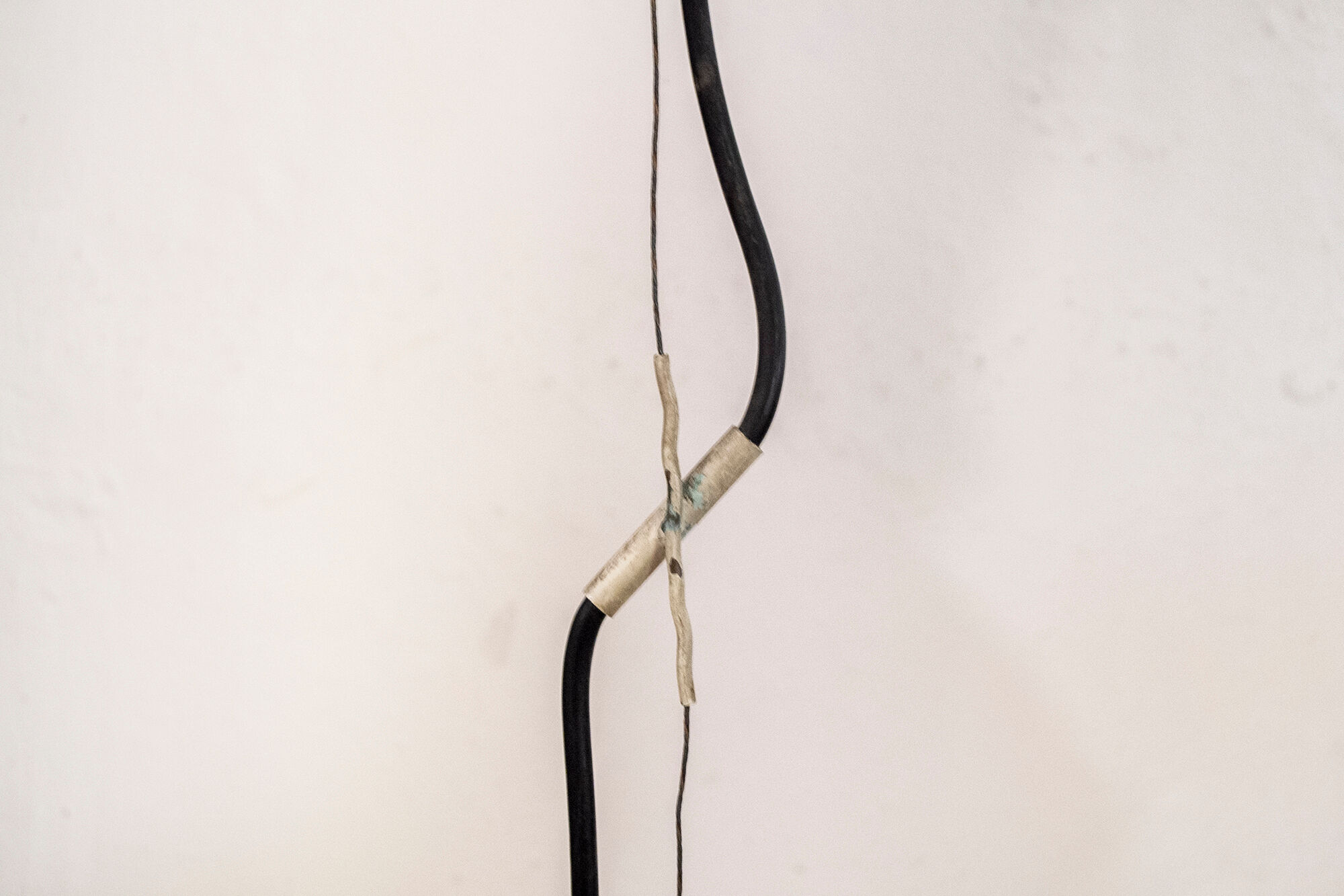 Italian hanging lamp in Murano glass from Vistosi, 1960s