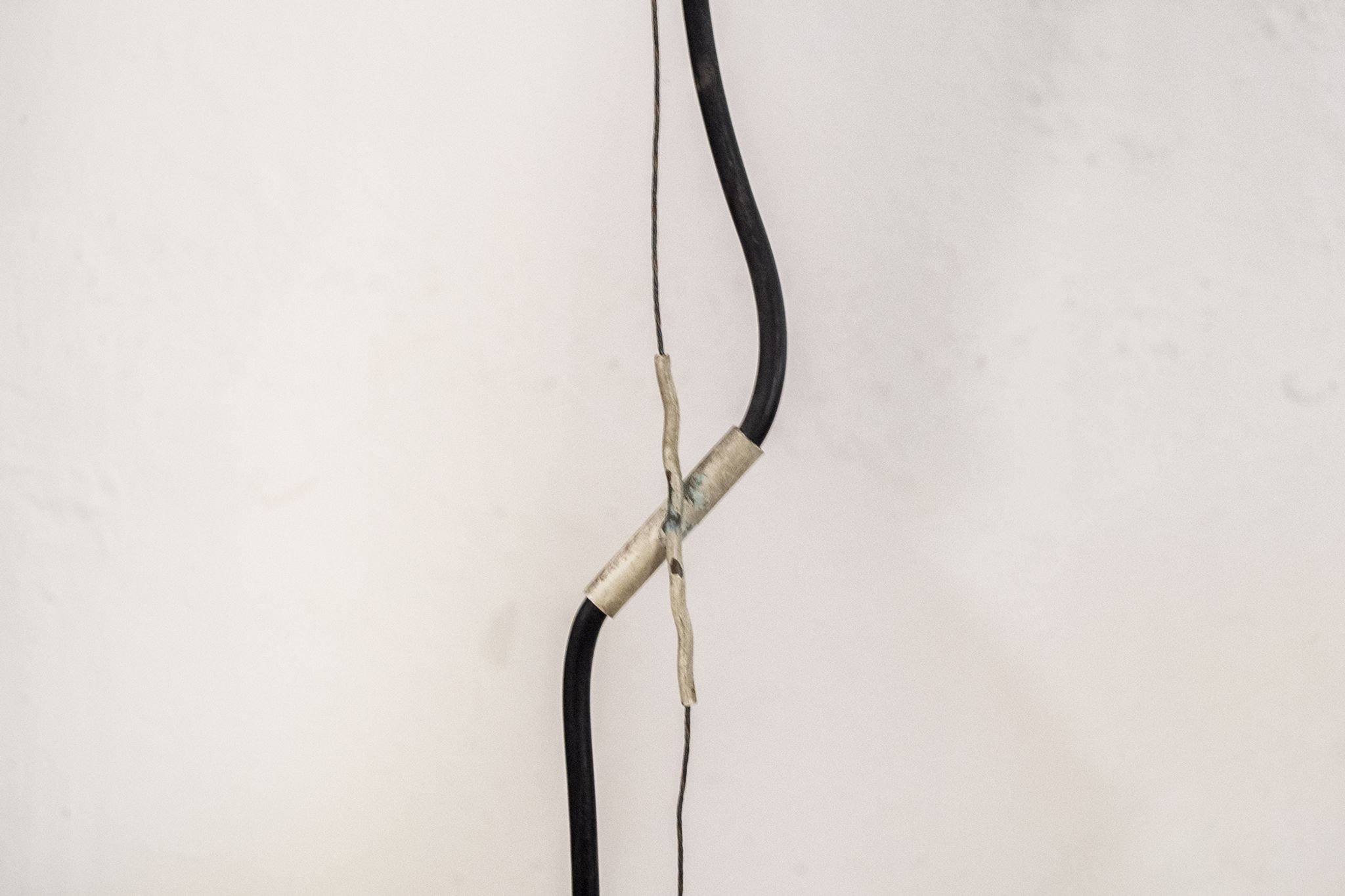 Italian hanging lamp in Murano glass from Vistosi, 1960s