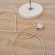 Vintage 1970s Mushroom Floor Lamp: Chrome & White Plastic, Retro Lighting