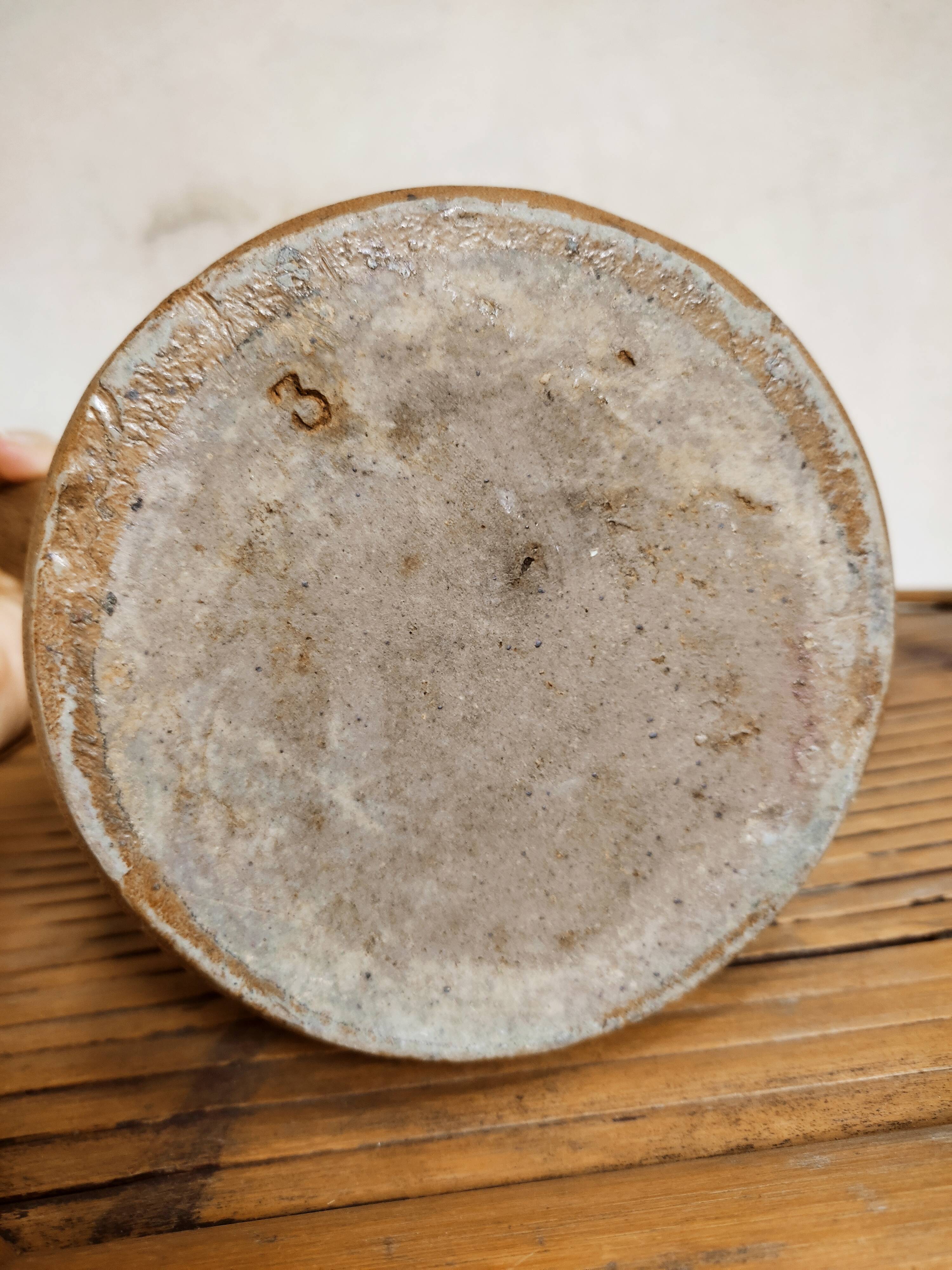 Large pitcher in pyrity sandstone