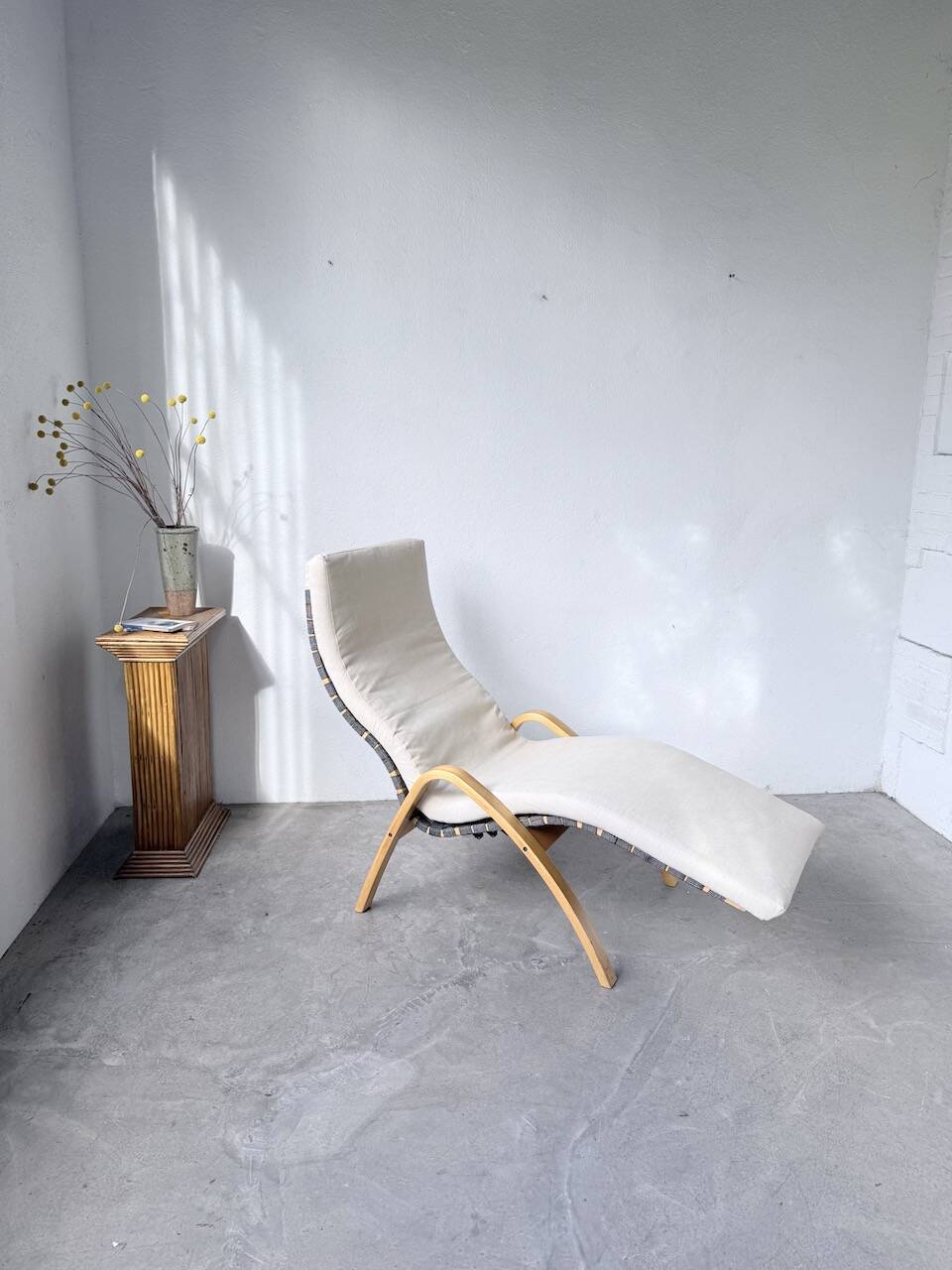 Transat hêtre bois courbé Ikea vintage Kim Samson
