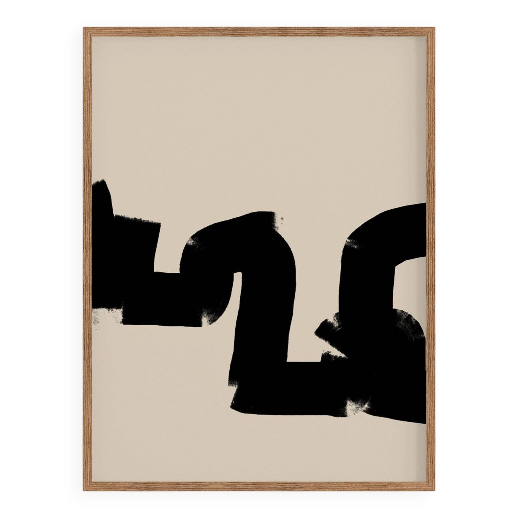 Abstract lines giclee print, 50x70cm