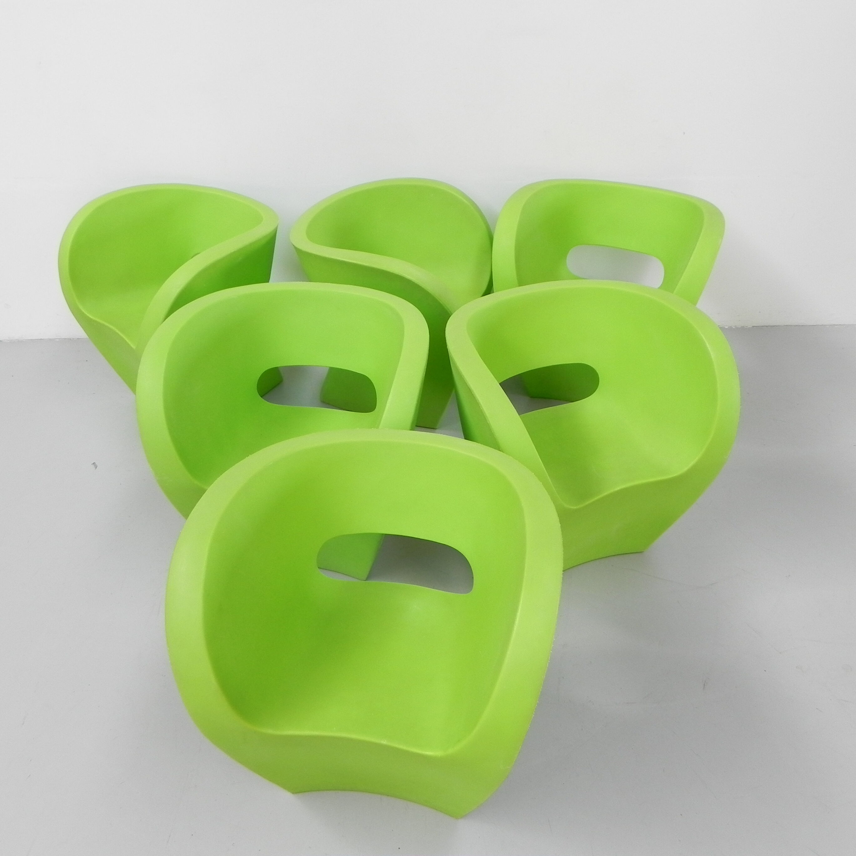 Ensemble de 6 fauteuils Moroso Victoria and Albert Collection par Ron Arad