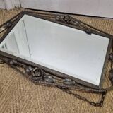 Art Nouveau beveled mirror (69X47cm)