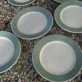 Lot of 10 plates Digoin Sarreguemines