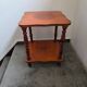 Small vintage wooden side table or bedside table
