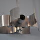 Brushed aluminum hanging 70s