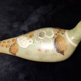 Vintage glazed ceramic bird