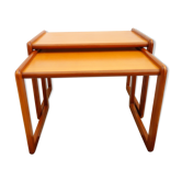 Ensemble de tables gigognes des années 1960