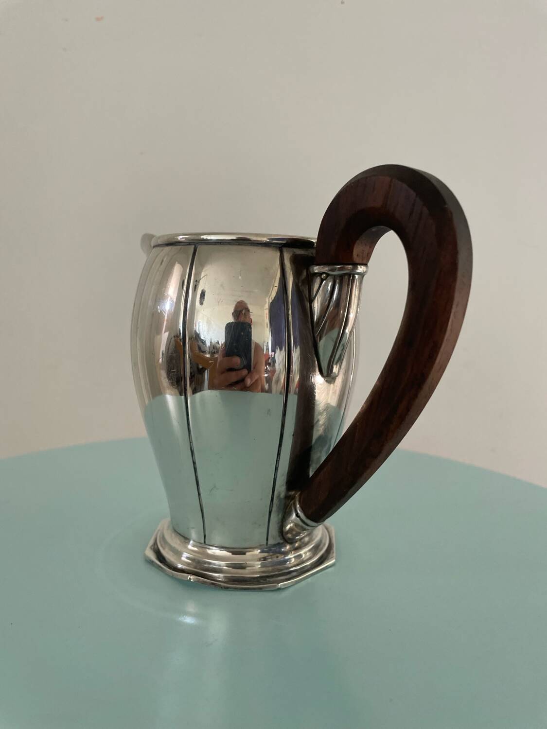 Blaise Bontempss Art Deco Silver-Plated Milk Jug